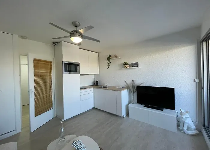 Lejlighed Blue Sky Motte -pool-5min -queensizebed -wifi La Grande-Motte